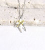 Picture of Dove with Olive Branch Cross Necklace