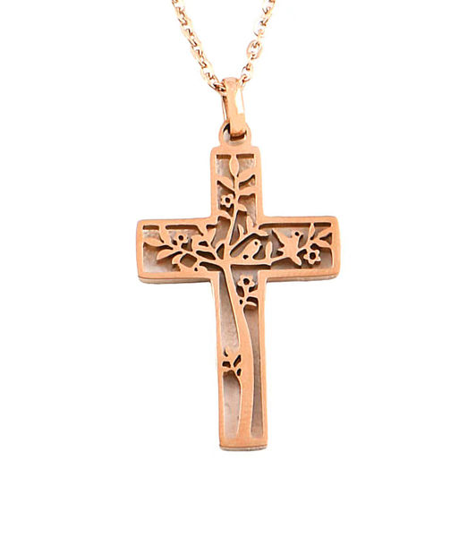 Picture of Tree of Life Cross Necklace