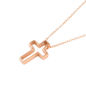 Picture of Simple Empty  Cross Necklace (Stainless Steel-Small)